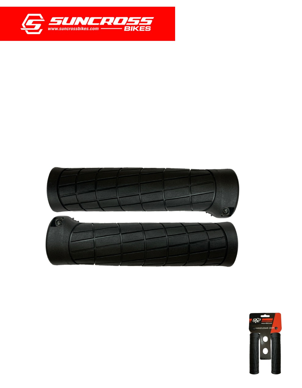 suncross bicycle handle grip with alloy clasp 7